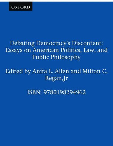 bokomslag Debating Democracy's Discontent