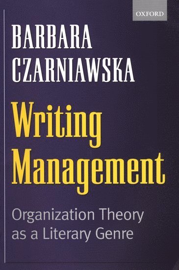 bokomslag Writing Management