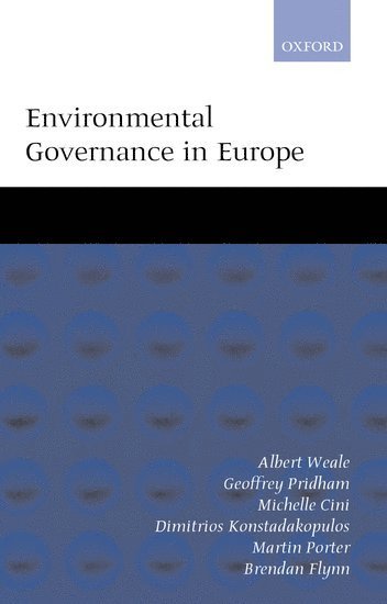 bokomslag Environmental Governance in Europe