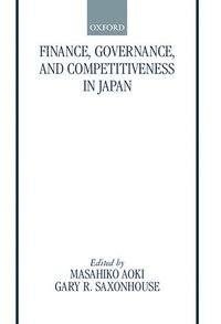 bokomslag Finance, Governance, and Competitiveness in Japan