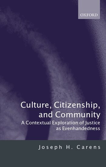 Joseph H. Carens - Culture, Citizenship, and Community, Inbunden