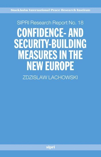 bokomslag Confidence and Security Building Measures in the New Europe