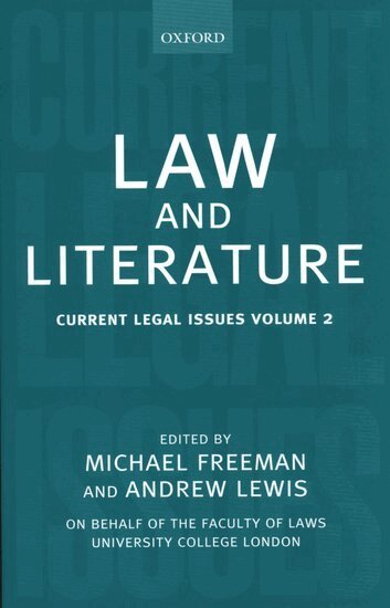 Michael Freeman, Andrew Lewis - Law and Literature, Inbunden