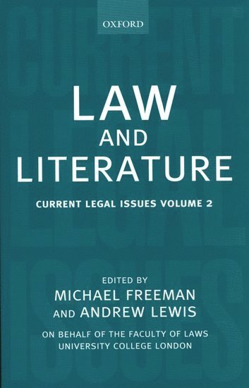 bokomslag Law and Literature