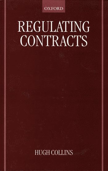 bokomslag Regulating Contracts