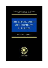bokomslag The Enforcement of Judgments in Europe