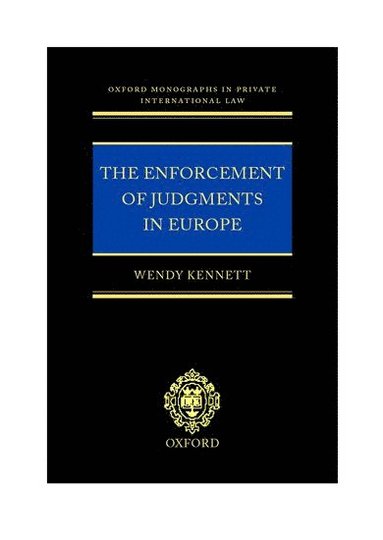 bokomslag The Enforcement of Judgments in Europe