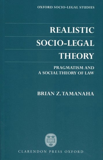 bokomslag Realistic Socio-Legal Theory