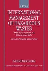 bokomslag International Management of Hazardous Wastes