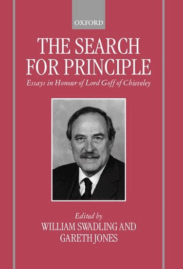 Gareth Jones, William Swadling - The Search for Principle, Inbunden