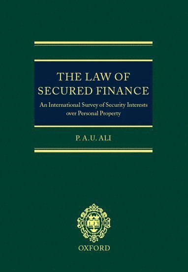 bokomslag The Law of Secured Finance