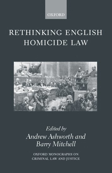 bokomslag Rethinking English Homicide Law