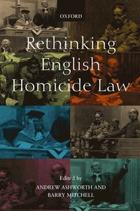 bokomslag Rethinking English Homicide Law
