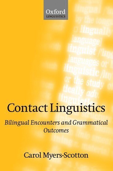 Contact Linguistics 1