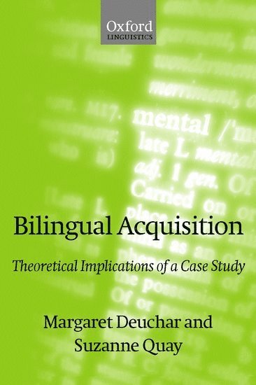 Bilingual Acquisition 1