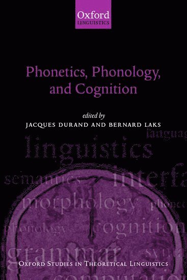 Phonetics, Phonology, and Cognition 1