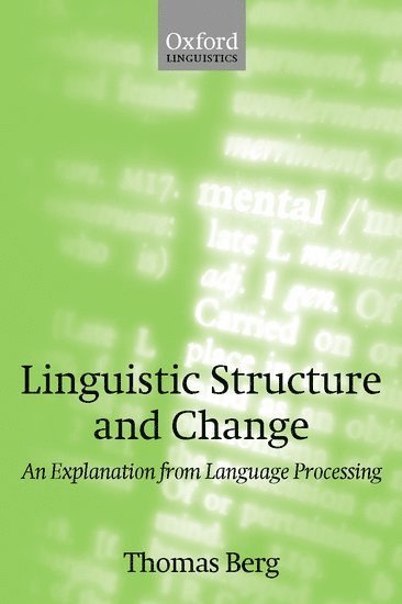 bokomslag Linguistic Structure and Change