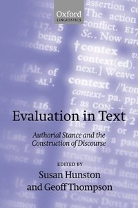 bokomslag Evaluation in Text