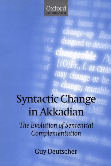 bokomslag Syntactic Change in Akkadian