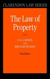 bokomslag Law of Property