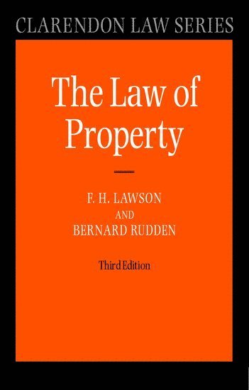 bokomslag Law of Property