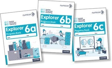 Numicon: Number, Pattern and Calculating 6 Explorer Progress Books ABC (Mixed pack) 1
