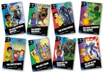 Elen Caldecott, Tony Bradman, James Noble, Justin Richards, Andy Briggs, Mike Tucker - Project X Alien Adventures: Dark Blue Book Band, Oxford Levels 15-16: Dark Blue Book Band, Mixed Pack of 8, Häftad