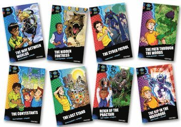 Project X Alien Adventures: Dark Blue Book Band, Oxford Levels 15-16: Dark Blue Book Band, Mixed Pack of 8 1