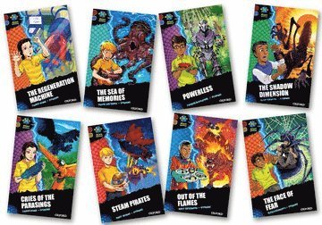 Project X Alien Adventures: Dark Red Book Band, Oxford Levels 17-18: Dark Red Book Band, Mixed Pack of 8 1