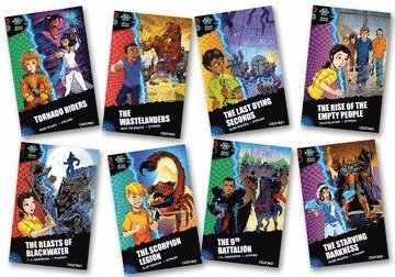 Project X Alien Adventures: Dark Red + Book Band, Oxford Levels 19-20: Dark Red + Book Band, Mixed Pack of 8