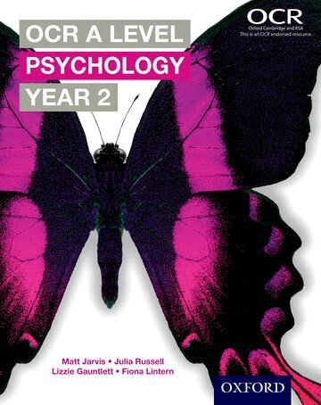 Matt Jarvis, Julia Russell, Lizzie Gauntlett, Fiona Lintern - OCR A Level Psychology Year 2, Häftad