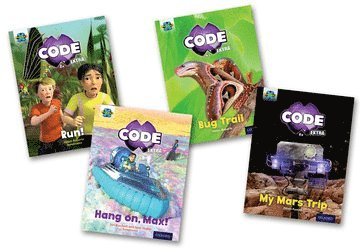 Project X CODE Extra: Yellow Book Band, Oxford Level 3: Bugtastic and Galactic Orbit, Mixed Pack of 4 1