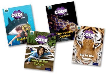 Janice Pimm, Jillian Powell, Kate Scott - Project X CODE Extra: Green Book Band, Oxford Level 5: Jungle Trail and Shark Dive, Mixed Pack of 4, Häftad