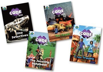 Project X CODE Extra: Turquoise Book Band, Oxford Level 7: Castle Kingdom and Forbidden Valley, Mixed Pack of 4 1