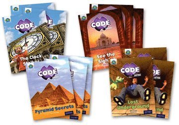Project X CODE Extra: Purple Book Band, Oxford Level 8: Wonders of the World and Pyramid Peril, Class pack of 12 1