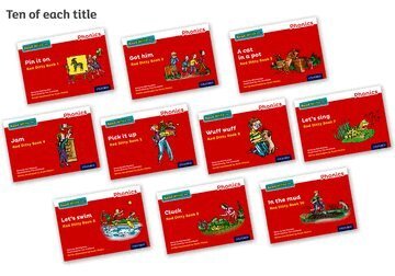Gill Munton - Read Write Inc. Phonics: Red Ditty books (Pack of 100), Häftad