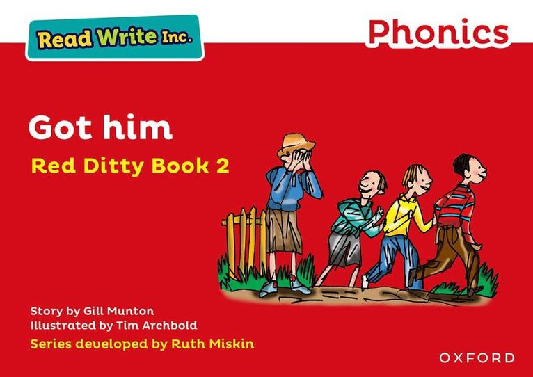 Gill Munton - Read Write Inc. Phonics: Got Him (Red Ditty Book 2), Häftad