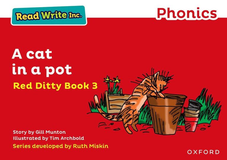 Gill Munton - Read Write Inc. Phonics: A Cat in a Pot (Red Ditty Book 3), Häftad