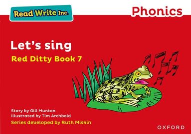 Read Write Inc. Phonics: Let's Sing (Red Ditty Book 7), Häftad