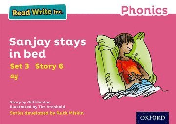 bokomslag Read Write Inc. Phonics: Sanjay Stays in Bed (Pink Set 3 Storybook 6)