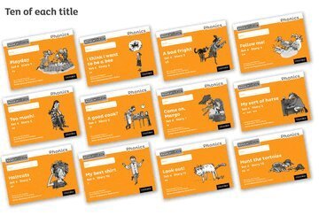 Gill Munton - Read Write Inc. Phonics: Orange Set 4 Core Black & White Storybooks (Pack of 120), Häftad