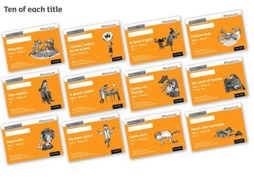 Read Write Inc. Phonics: Orange Set 4 Core Black & White Storybooks (Pack of 120) 1