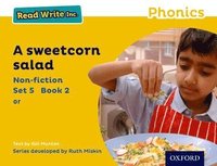 bokomslag Read Write Inc. Phonics: A Sweetcorn Salad (Yellow Set 5 Non-fiction 2)