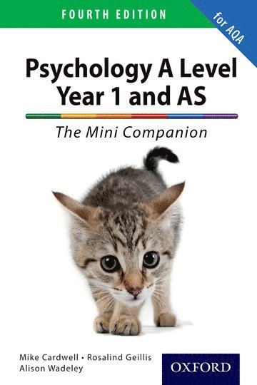 Mike Cardwell, Cara Flanagan, Rosalind Geillis, Alison Wadeley - The Complete Companions: AQA Psychology A Level: Year 1 and AS Mini Companion, Häftad