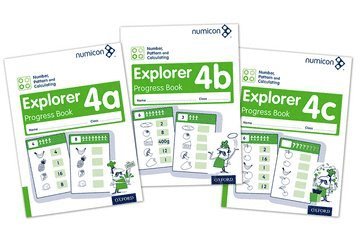 Numicon: Number, Pattern and Calculating 4 Explorer Progress Books ABC (Mixed pack) 1