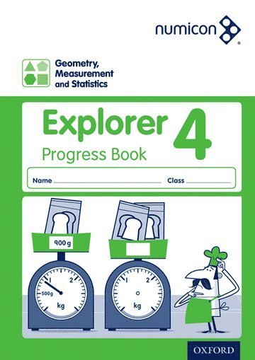 Numicon: Geometry, Measurement and Statistics 4 Explorer Progress Book 1