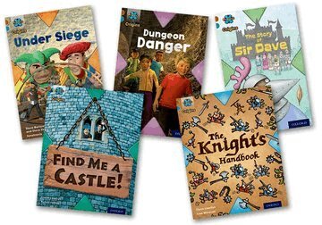 Steve Barlow, Steve Skidmore, Claire Llewllyn, John Dougherty, Rachel Axten-Higgs - Project X Origins: Brown Book Band, Oxford Level 9: Knights and Castles: Mixed Pack of 5, Häftad