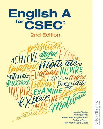 Imelda Pilgrim, Ken Haworth, Arlene Kasmally-Dwarika, Anthony Perry, Anne-Marie Scott-Grigg - English A for CSEC, Häftad