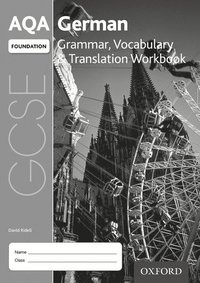 bokomslag AQA GCSE German Foundation Grammar, Vocabulary & Translation Workbook (Pack of 8)