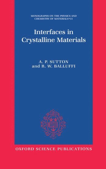 bokomslag Interfaces in Crystalline Materials